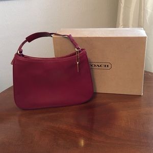 Vintage Burgundy Coach Bag