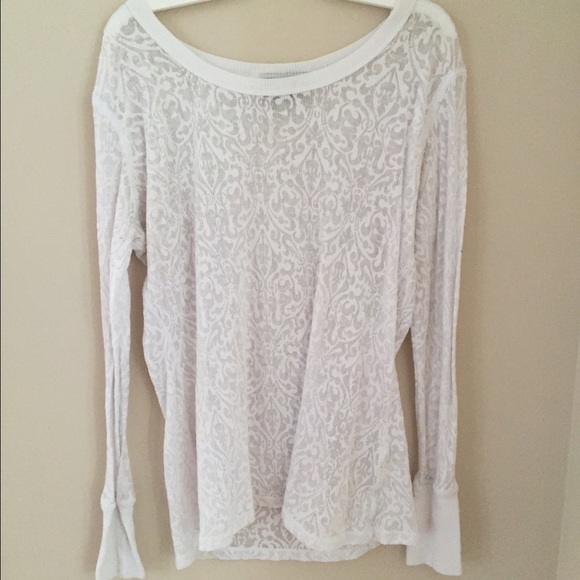 Lace see through top