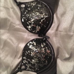 Victoria's Secret sequin push-up bra