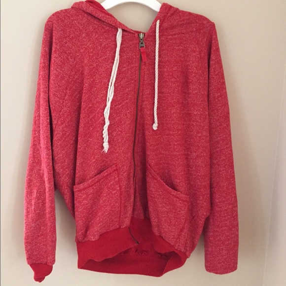 Red hoodie