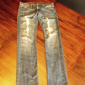 Frankie b Distressed boyfriend jeans