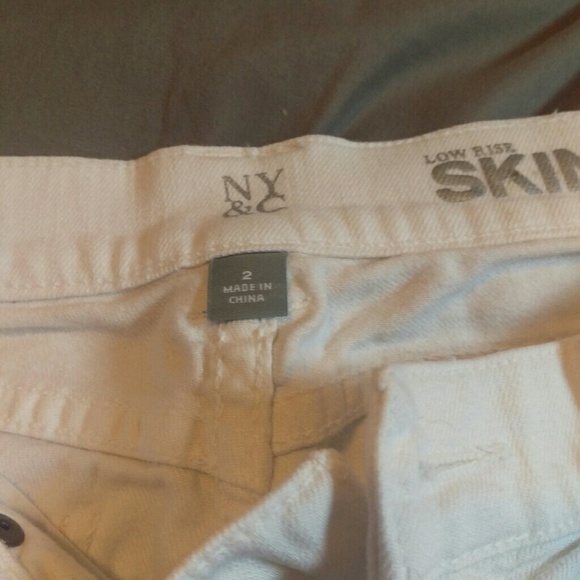 White Skinny Jeans - Picture 3 of 3