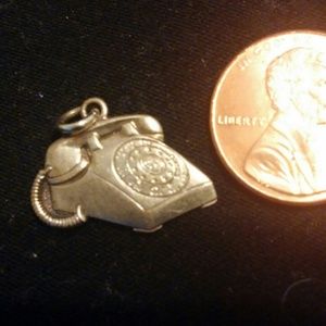 Vintage telephone charm!