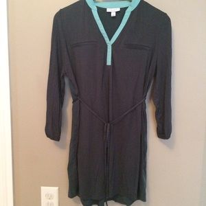 Liz Lange Maternity Mixed Media Tunic