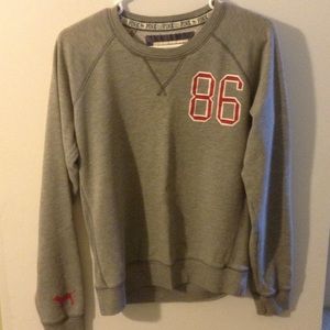 Gray sweatshirt
