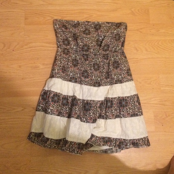 A dress with follower print