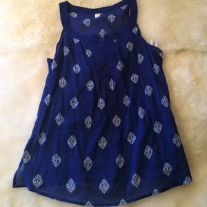 NWT Blue sleeveless top