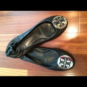 Tory Burch Reva Flats -Black