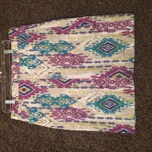 Patterned Jones New York Jean Pencil Skirt