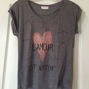 Zara gray Tee shirt.