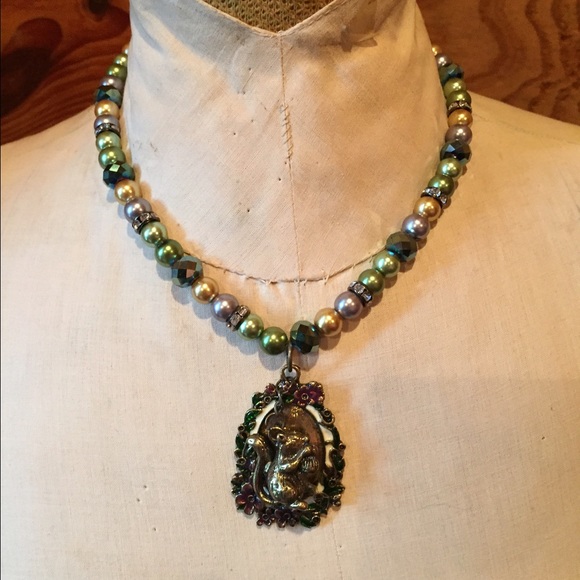 Hand made fall necklace