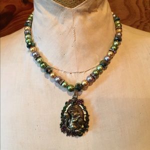 Hand made fall necklace