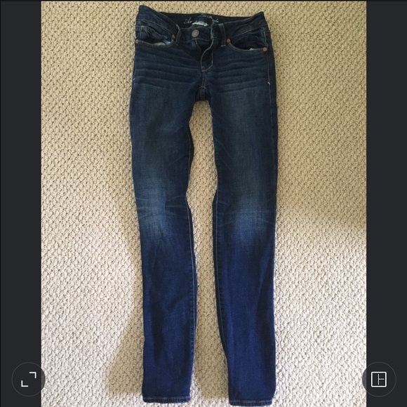 American eagle skinny denim jeans 2 25