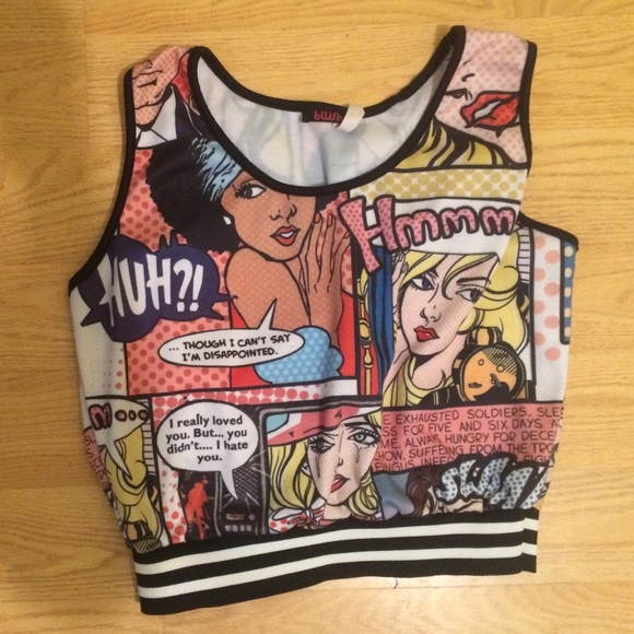A graphic muscle tee