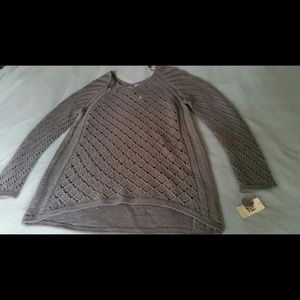 Oversized gray sweater