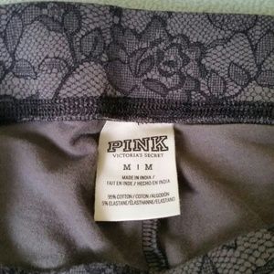 Victoria's Secret PINK lace print leggings!