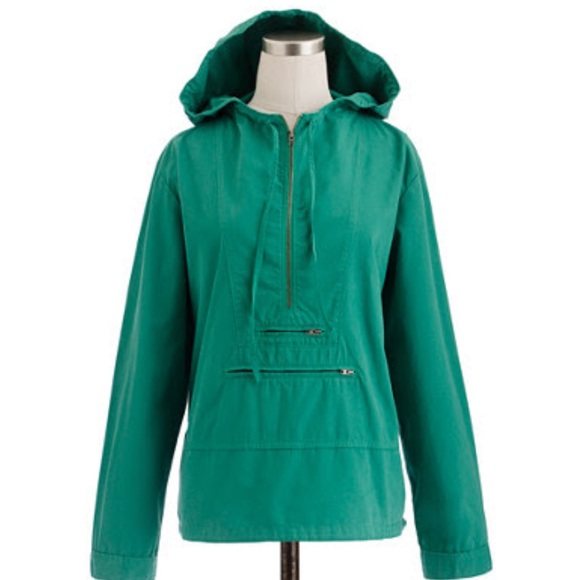 J. Crew Jackets & Blazers - J. Crew Green Shrunken Anorak
