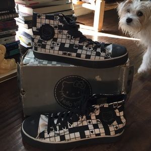 Hello Kitty high top sneaker shoes 😸