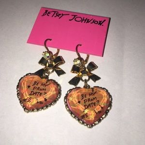Prom date earrings - notebook earrings