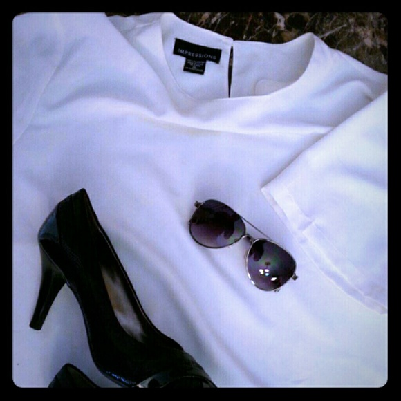 White Silky blouse