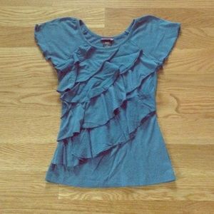 Blue wavy shirt