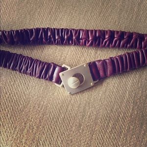 Ann Taylor Burgundy Belt