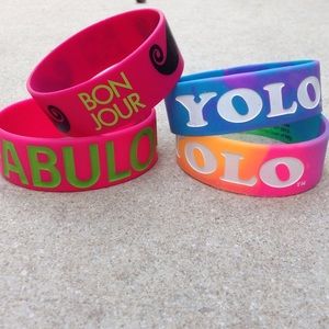 Rubber Bracelet Set