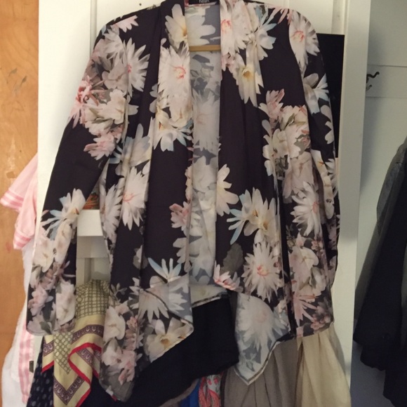 Lf floral blazer