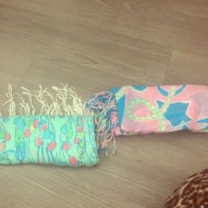 Lilly pulitzer scarf bundle