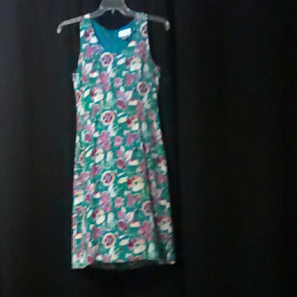 Adrienne Papell Silk Floral dress size 4