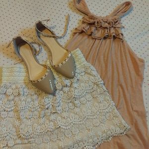 Dusty Pink Ruffle Halter