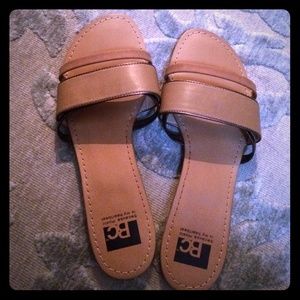 Tan Flat Sandals
