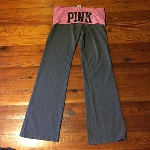 Pink yoga pants