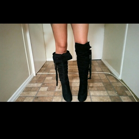 Veterans day SALE The Buckle knee high Boots