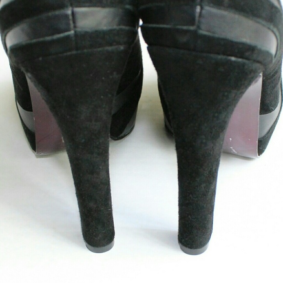💓HP 12.26💓 Black Suede Jessica Simpson Pumps - Picture 4 of 4