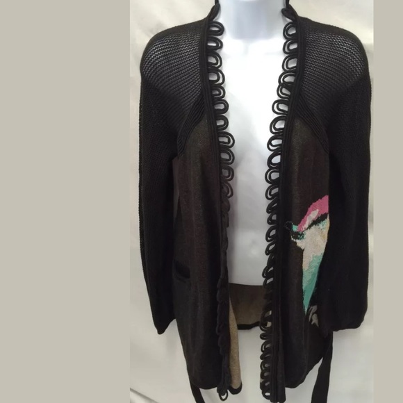 Anthropologie Leifsdottir rare hummingbird wrap s - Picture 2 of 3