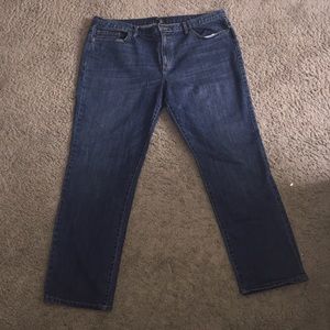 Dark wash boyfriend jeans