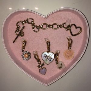 Juicy Couture Charm Bracelet 5 charms included