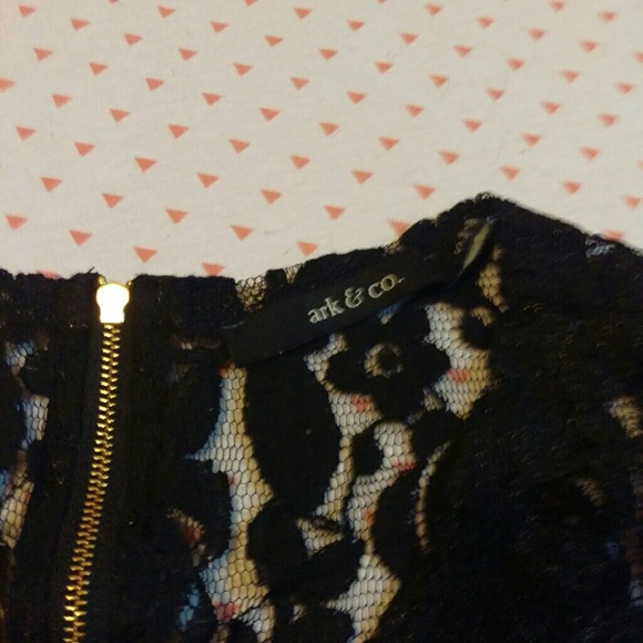 Black Lace Sheer Top - Picture 4 of 4