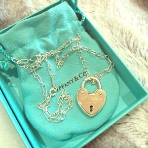 Brand new TIFFANY&CO. Heart lock necklace!