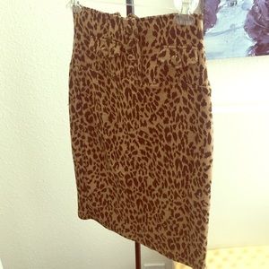 Leopard skirt