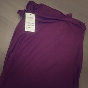 Brand new burgundy brandy Melville scarf
