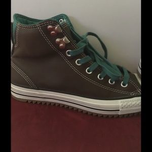 Leather Converse sneakers