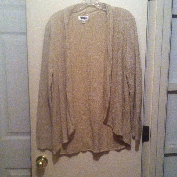 Tan cardigan