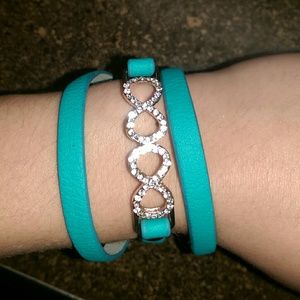 Turquoise wrap bracelet