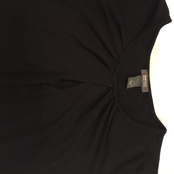 Pleated Round Neck Kenneth Cole Top - Picture 2 of 3