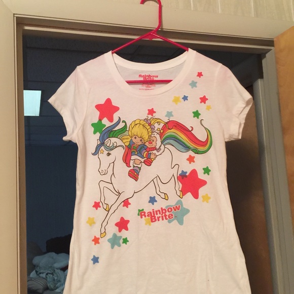 Rainbow Brite baby tee