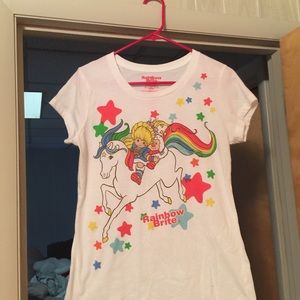 Rainbow Brite baby tee