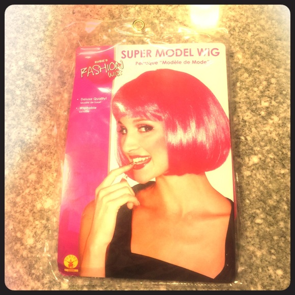 Pink Short Bob "Super Model" Wig