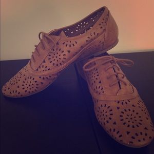 Laser Cut Madden Girl Oxford Shoes